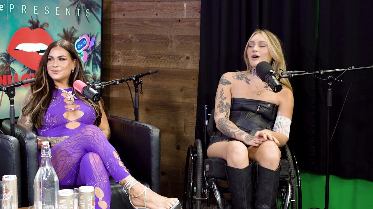 Karmen Karma and a girl in a wheelchair in the most extreme porn scene ever. porn video