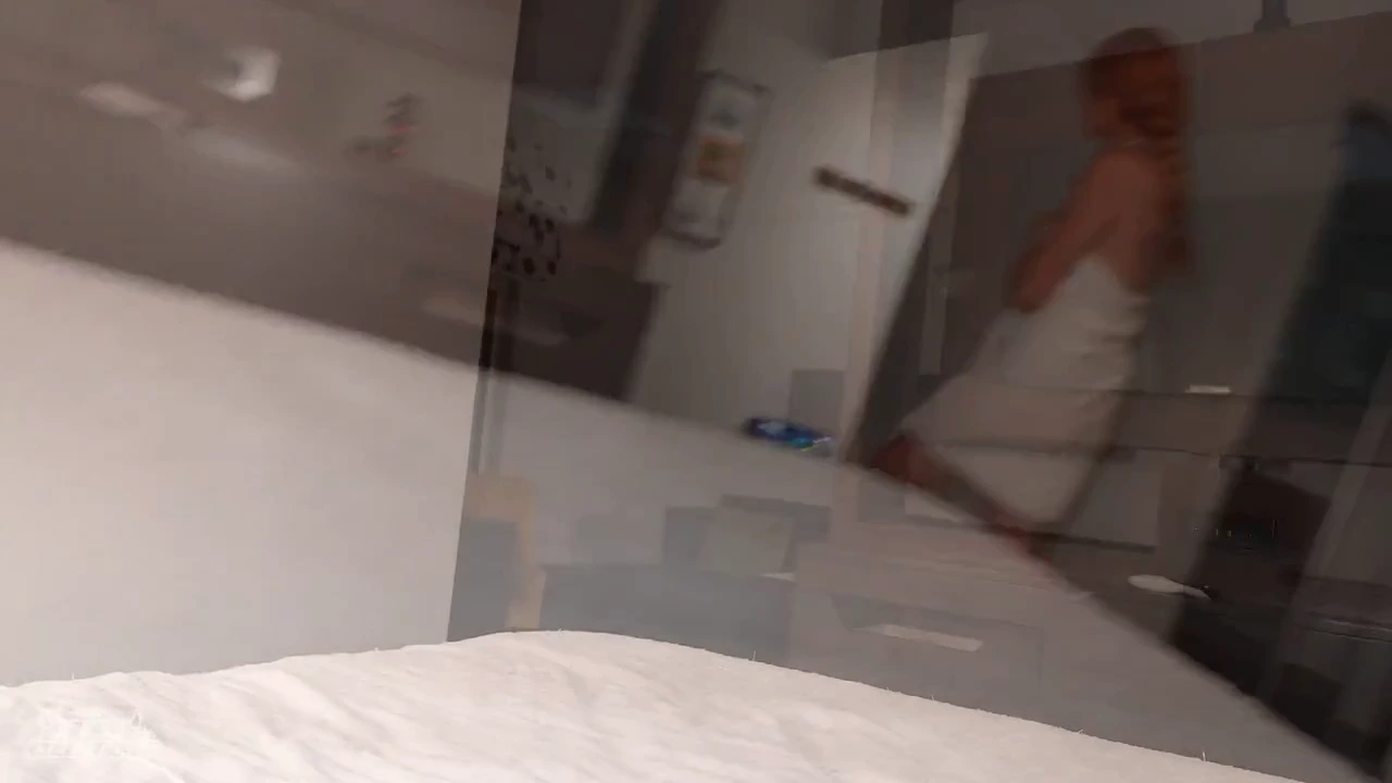 Redhead gets a room mix up and gets a hot scene with a stranger. porn video