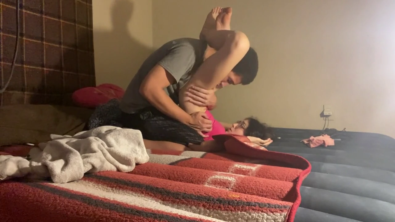 Kyn and DJ's rough sex scene with Philyra Lujan, the petite brunette beauty porn video